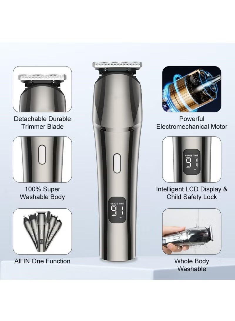 DOSCHER Electric Hair Trimmer for men, Body Shaver Groomer Safe Suitable, Shaver Rechargeable Waterproof Wet And Dry - Image 3