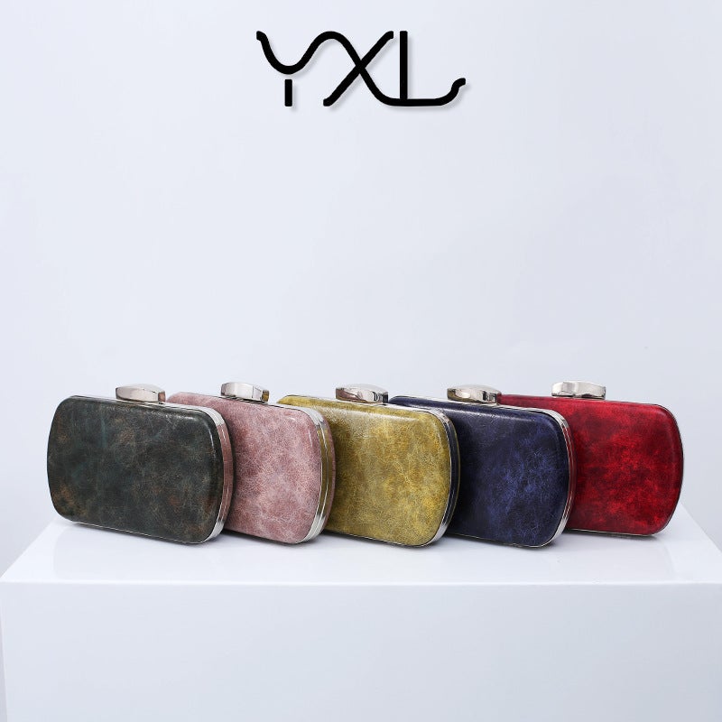 New Fashion Gradient Pu Evening Bag Women'S Hand-Held One-Shoulder Chain Underarm Banquet Bag One-Piece Delivery - Image 4