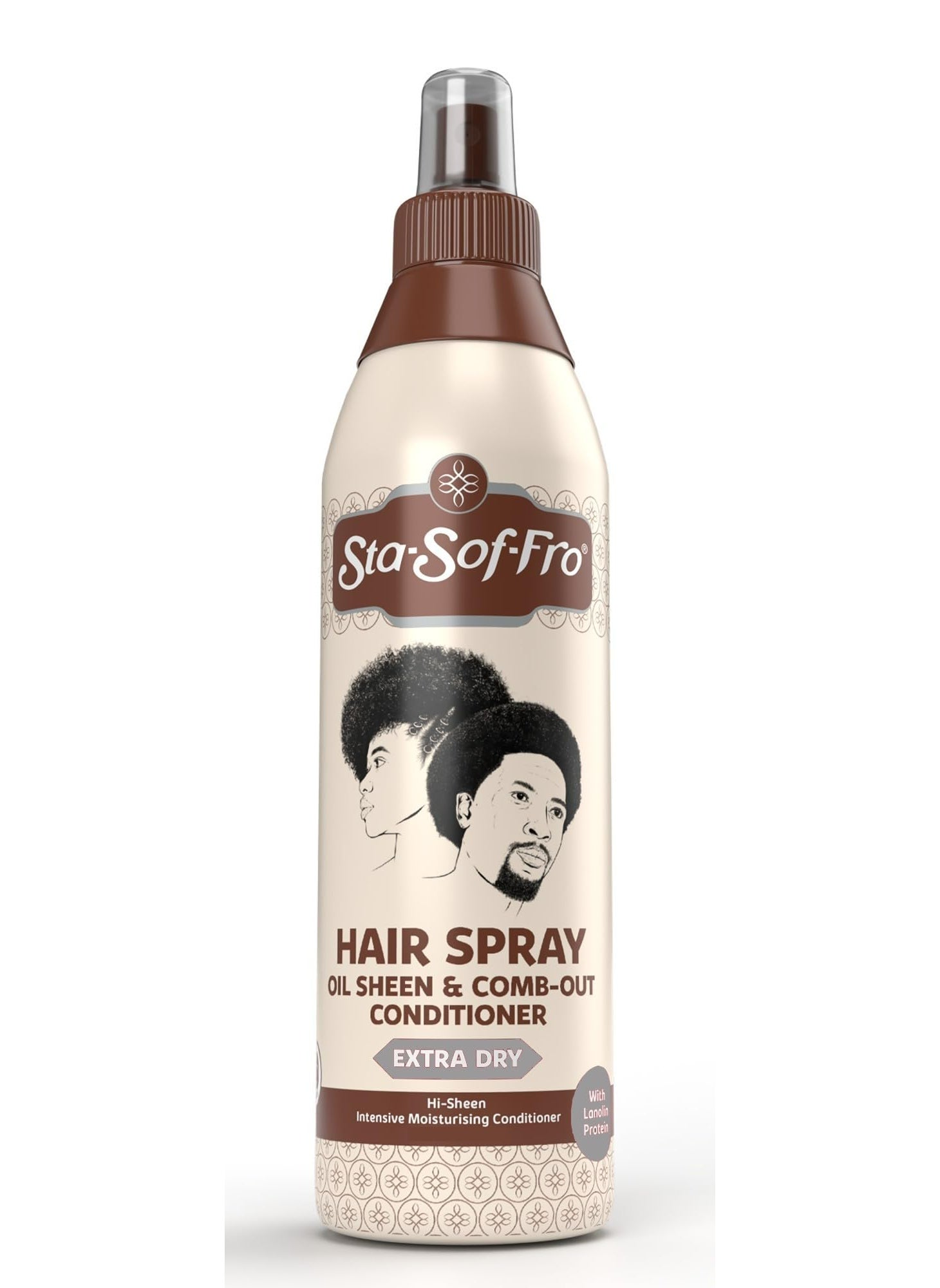 Sta-Sof-Fro Sta-Sof-Fro Hair & Scalp Spray Comb Out Conditioner with Lanolin, Extra Dry (250mL) 