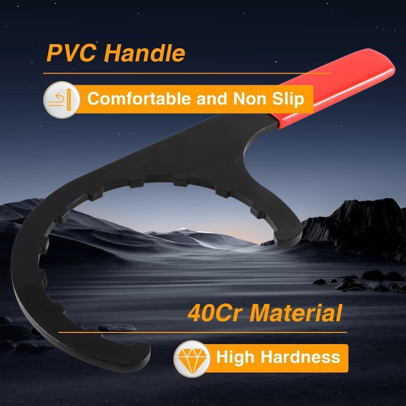 EVRBUL Diesel Fuel Filter Wrench Oil Filter Removal Tool Filter Water Separator Wrench 46 Inch Compatible with Paccar Kenworth Peterbilt Cummins Diesels Replace 61060 - Image 4