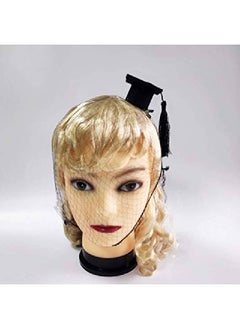 BinaryABC Graduation Hat Hair Clipmini Doctoral Cap Hair Clipgraduation Party Supply Decorationgraduation Hair Accessories (Black)  - Image 4