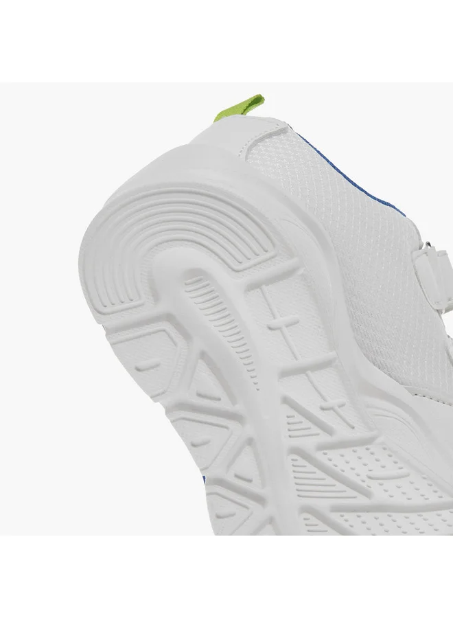 LBL by Shoexpress Boys Panelled Sneakers with Hook and Loop Closure