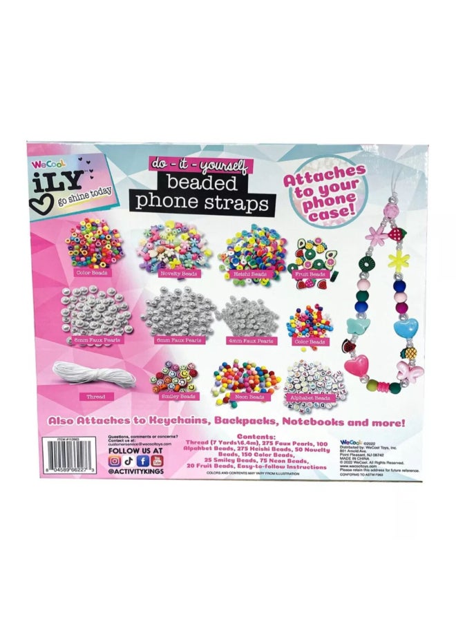 WeCool Do-it-Yourself Beaded Phone Straps Multicolor 27.94 x 5.08 x 30.48 cm WIL112663 - Image 5