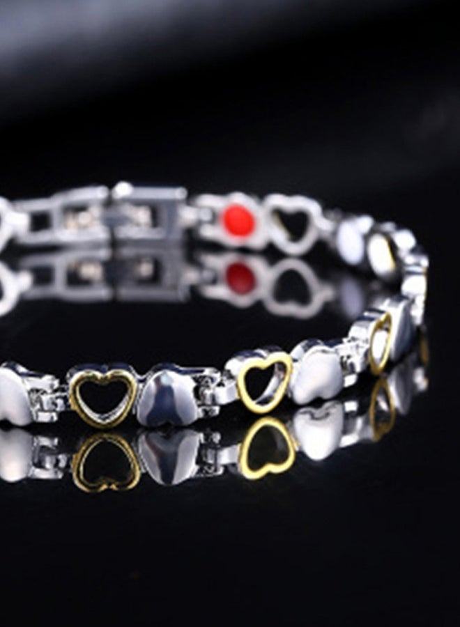 NIBEMINENT Hearted Design Magnetic Bracelet - Image 2