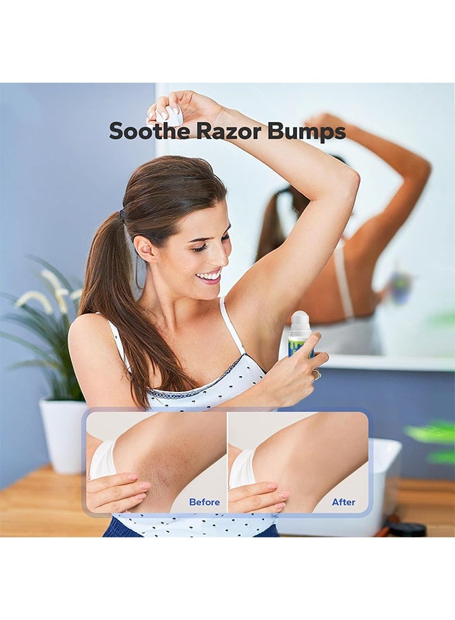 جايسوينغ مخفف نتوءات الحلاقة، سيروم رول أون للرجال والنساء، لتخفيف حروق الحلاقة لمنطقة البكيني، لوشن بعد الحلاقة لبشرة ناعمة وخالية من النتوءات 100 مل - Image 2