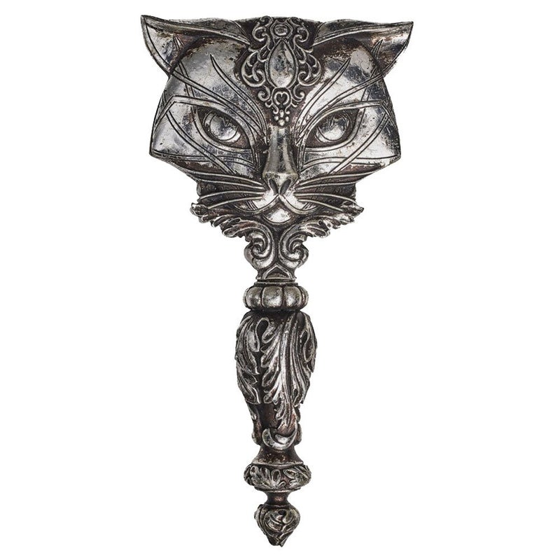 Alchemy Gothic Cat Hand Mirror - Image 1