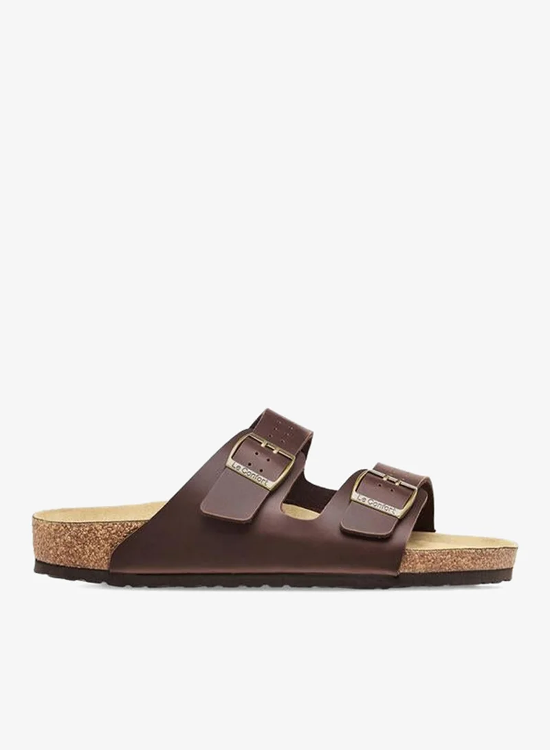 لو كونفورت Men Buckle Detail Comfort Sandals