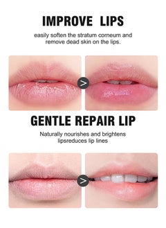 Vibely 2 IN 1 function: the scrub contains fine sugar particles, softens the cuticle, and removes dead skin on the lips; the lip balm naturally nourishes, brightens the lips, and reduces lip lines.  - Image 3