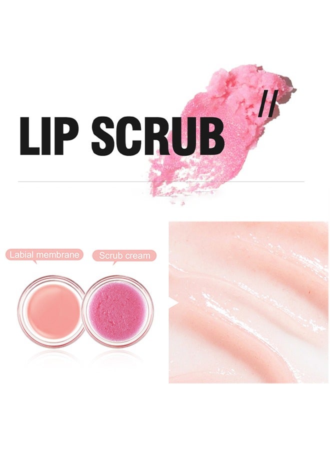 فايبلي سكر سكراب وإصلاح الشفاه، بلسم علاجي 2 في 1 للعناية بالعلاج مرطب للاكزيما الجافة وتفتيح البشرة، عسل، فيتامين ب و ج الطبيعة تجديد متقدم خلال الليل لعلاج الشقوق - Image 4