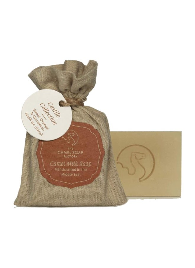 The Camel Soap Factory Lavender & Rose Geranium Castile Soap Bar 95g  - Image 2