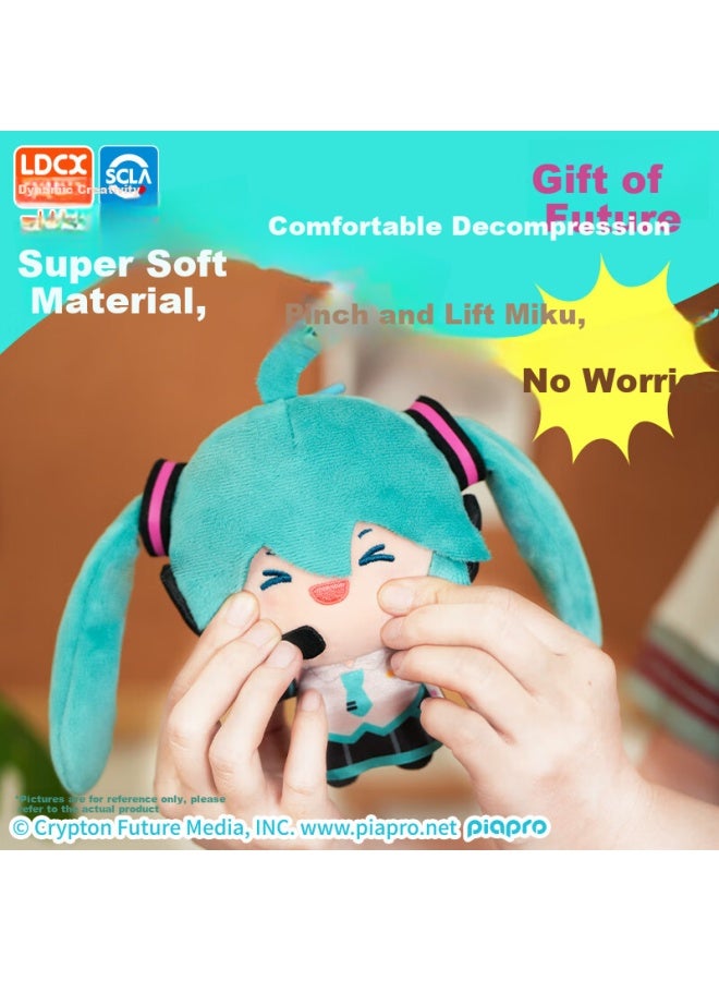 Ldcx Lingdong Chuangxiang Miku Hatsune Miku Fufu Merchandise, Plush Doll, Ponytail Swinging Plush Pendant - Dizzy Style - Image 4