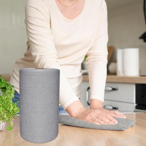 Glivary Microfiber Cleaning Cloth Roll 25x25CM – Reusable Tear-Away Towels Washable Super Absorbent Lint Free Cleaning Rags for Kitchen, Car, Garage and Home(20 Pack)(Grey) - Image 4
