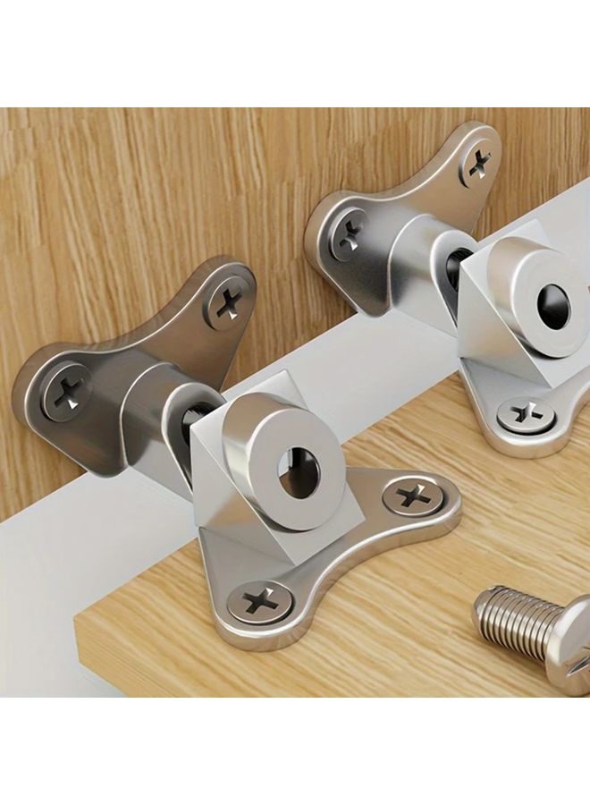 50Pcs Metal L Bracket With Screws Furniture Support Connectors For Wardrobes Drawers Cabinets - Image 4