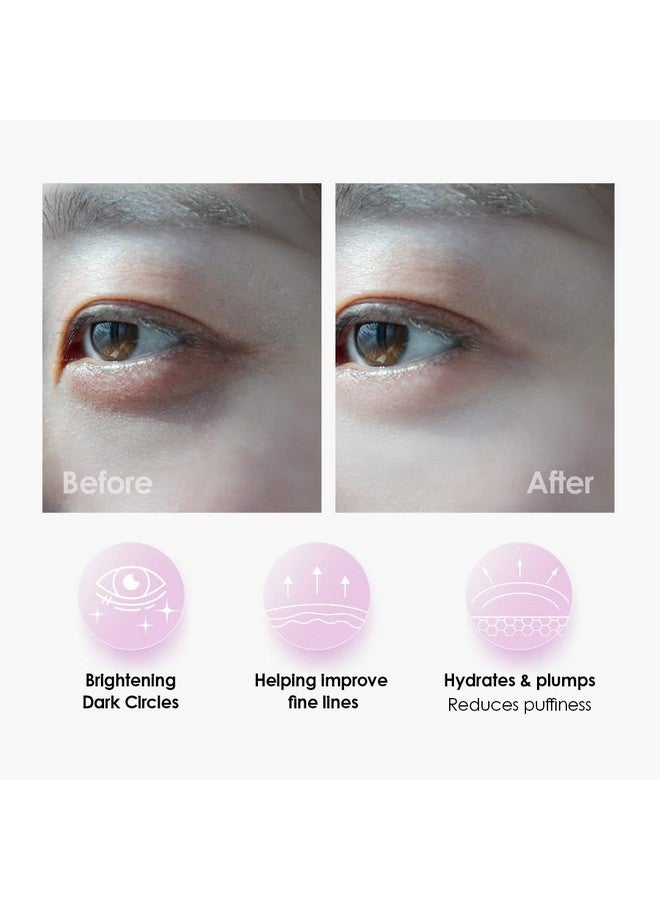 glowiest Sweet Dreams Collagen Glow Rose Gold Eye Masks L Under Eye Patches For Self Care Under Eye Patches Wrinkle Patches L Dark Circles Treatments Collagen Niacinamide Hyaluronic Aid Peptides - Image 4