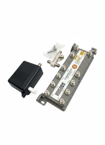 Commscope DIGICOMM CSMAPDU9VPI 9-Port MoCA HomeConnect Passive VoIP Amplifier with MoCA Connectivity, Unity Forward/Reverse, with Power inserter, Faster Internet Phone Comcast Xfinity (9-Port MoCA, Gray) - Image 3