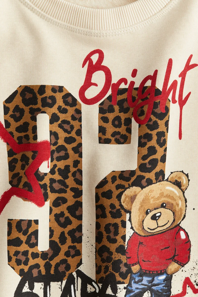 H&M Motif-Detail Sweatshirt
