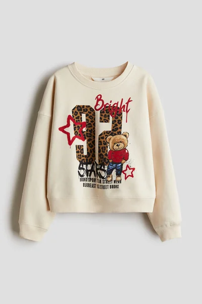 H&M Motif-Detail Sweatshirt
