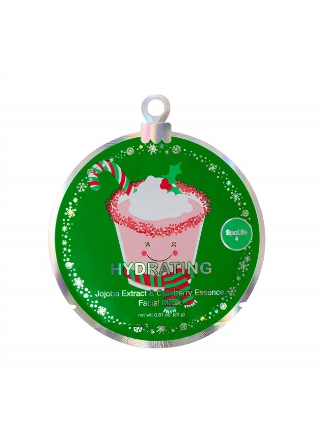 SpaLife Christmas Stocking Stuffer Hydrating, Smoothing, Refreshing, Skin-Clearing Facial Masks 12 pack - Image 1