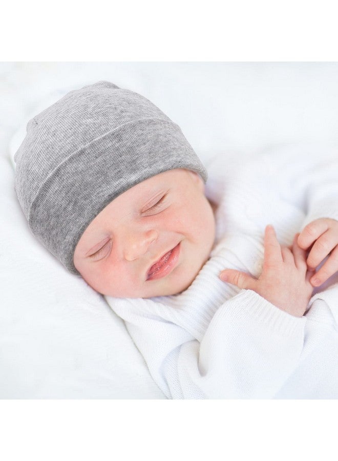 DRESHOW BQUBO Baby Hats and Mittens Infant Cotton Beanie Gloves No Scratch Set Newborn Hospital Hat for Boys Girls - Image 2