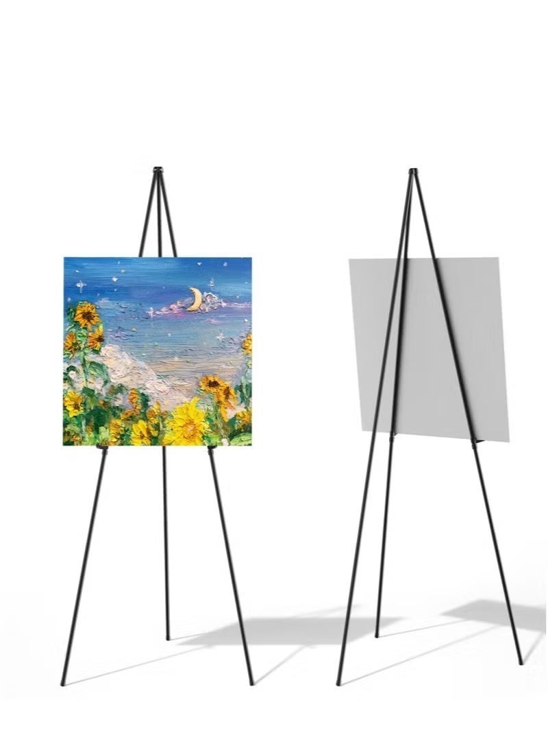 حامل رسم قابل للطي والتمديد مصنوع من سبائك الألومنيوم، حامل عرض تلسكوبي محمول - Image 3