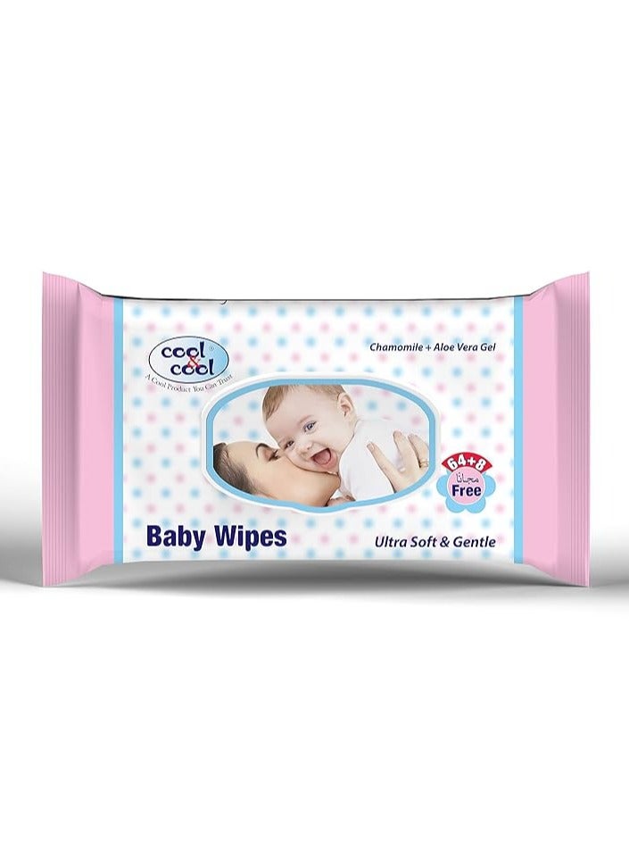Cool & Cool Baby Wipes – Chamomile & Aloe Vera | Ultra Soft & Gentle - Image 2