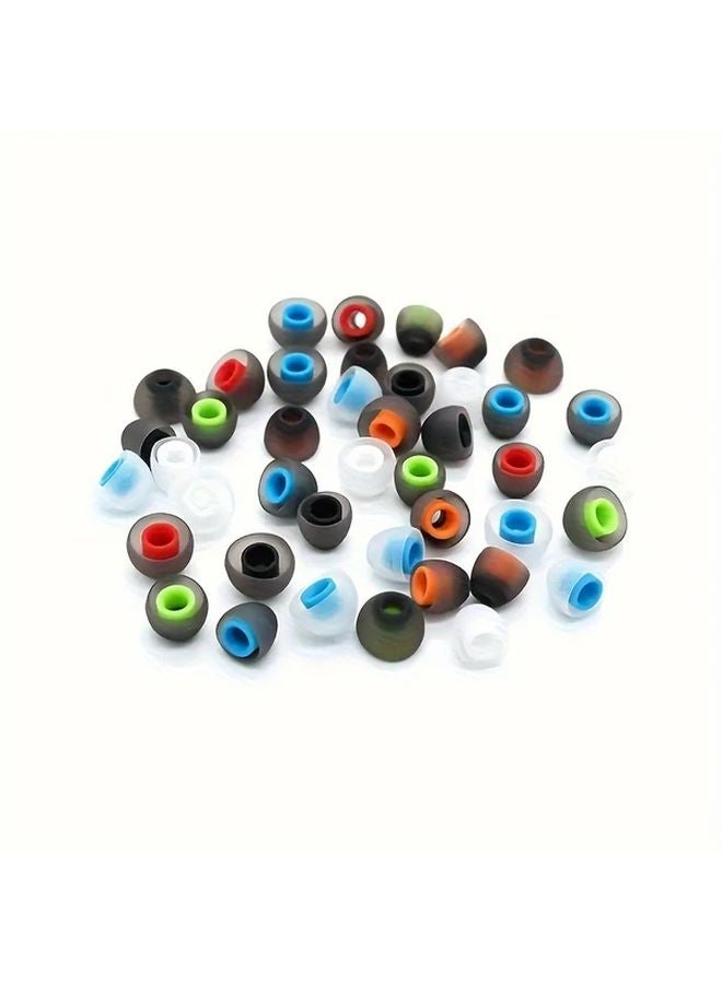 6 Pack Universal Silicone Earbud Tips Blue Bullet Shape Ear Caps With Storage Case - Image 2