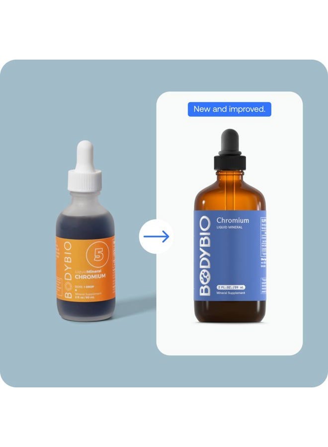 BodyBio Chromium Liquid Mineral #5- 2 fl oz - Image 5
