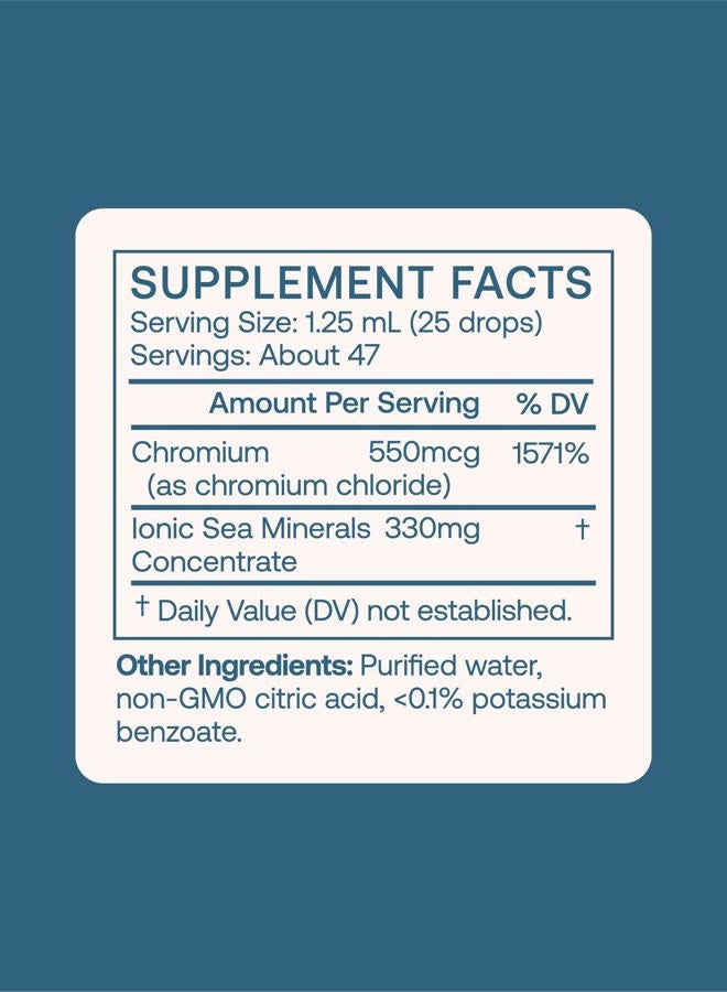 BodyBio Chromium Liquid Mineral #5- 2 fl oz - Image 4