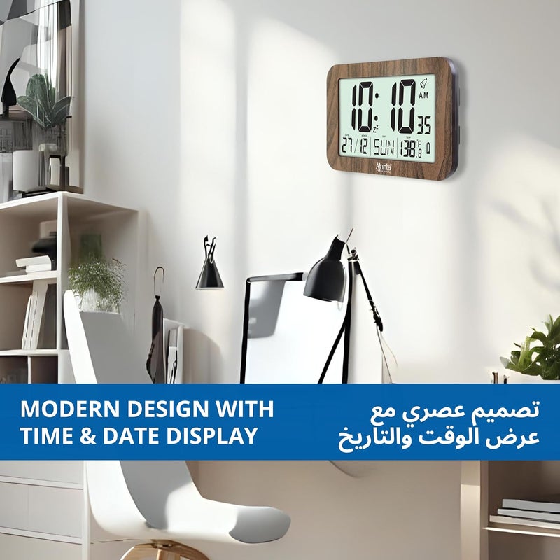 Ajanta LCD 140 Calender Premium Wall/Desktop Clock for Home/Kitchen/Bedroom/Office - Image 3