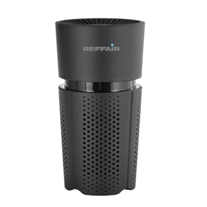 REFFAIR AX30 [MAX] Air Purifier for Car & Home | 3rd Gen Type-C Cable | Plasma Ions Function | H13 True HEPA Filter with Activated Carbon | Aromatherapy Function (Black) - Image 1