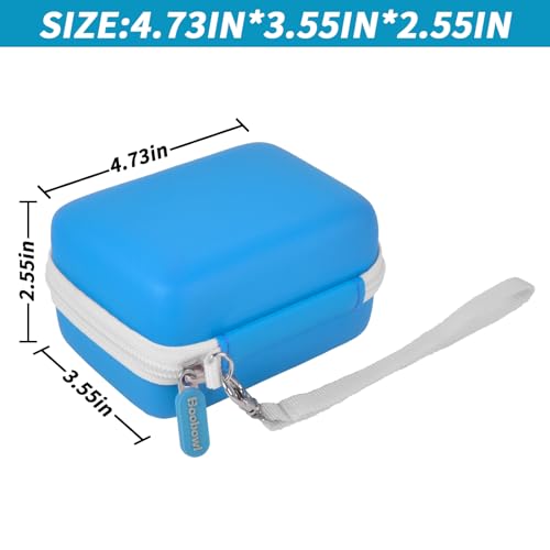 Boobowl Digital Camera Case Compatible with CAMKORY/for Lecnippy/for Lecran/for KODAK PIXPRO/for Qumcou/for WONNIE Point & Shoot Cameras, Small Compact Camera Pouch for SD Card Accessories (Blue) - Image 5
