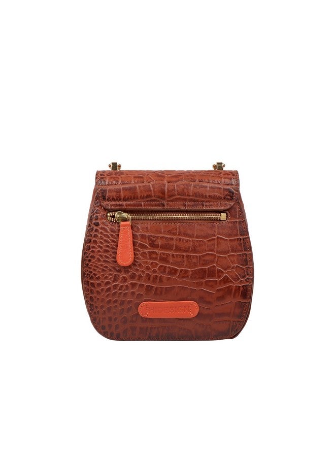 Hidesign حقيبة جلدية للنساء من هايدساين - تان - Image 3