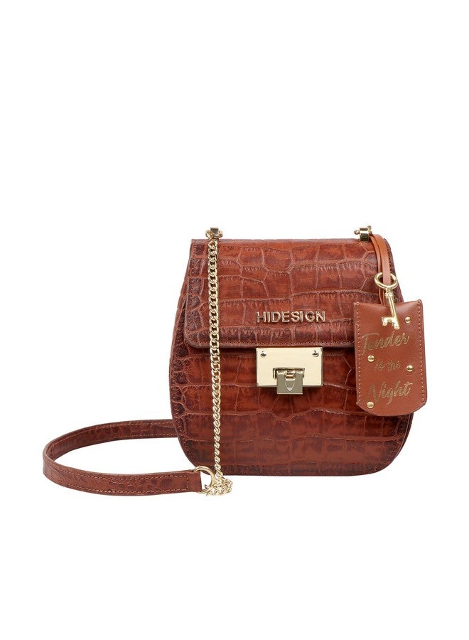 Hidesign حقيبة جلدية للنساء من هايدساين - تان - Image 1
