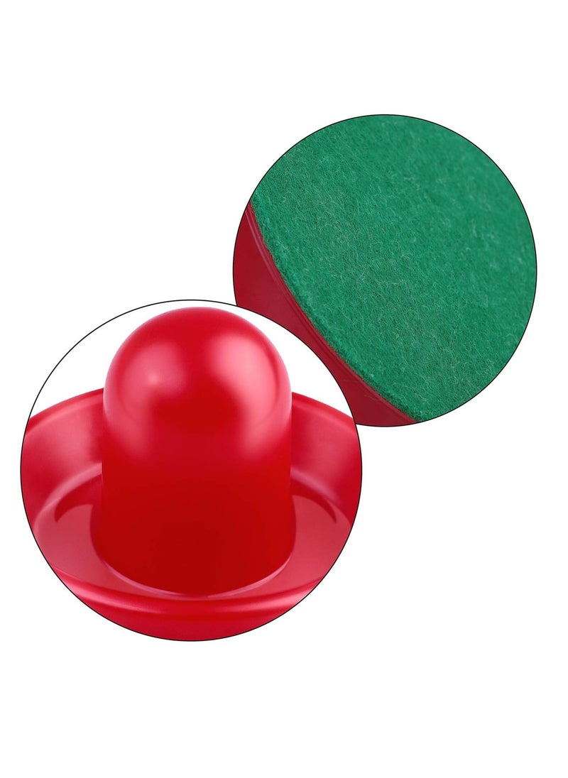 Generic Air Hockey Pushers and Air Hockey Pucks Air Hockey Paddles, Goal Handles Paddles Replacement Accessories for Game Tables（Black and red）  - Image 2