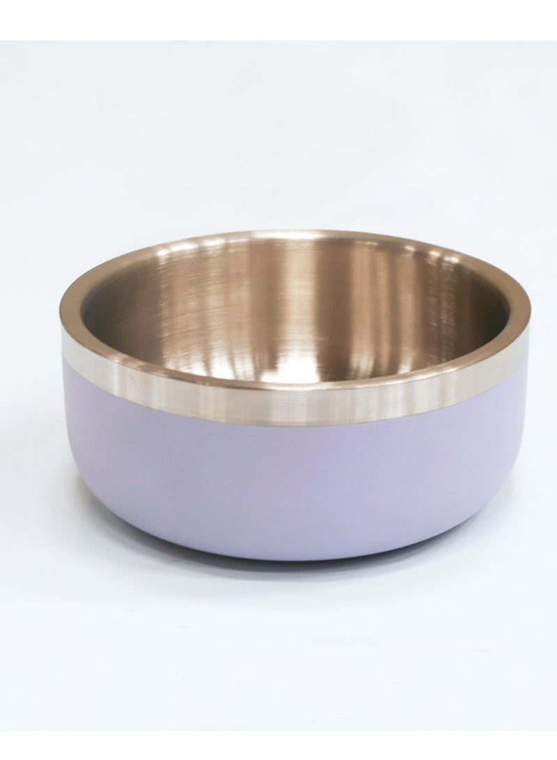 SALUKI Stainless Steel Double Wall Dog Bowls 2200ML - Image 1