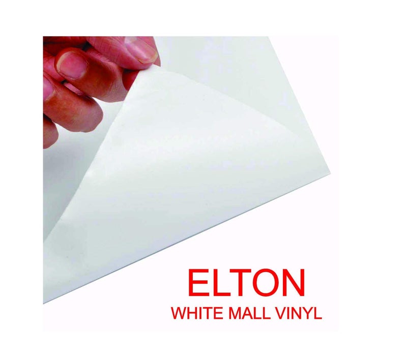 ELTON Vinyl Self Adhesive Wallpaper,Furniture Film Shelf Liner Pure White Matt 2 x 6 feet - Image 2