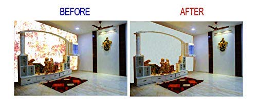 ELTON Vinyl Self Adhesive Wallpaper,Furniture Film Shelf Liner Pure White Matt 2 x 6 feet - Image 4