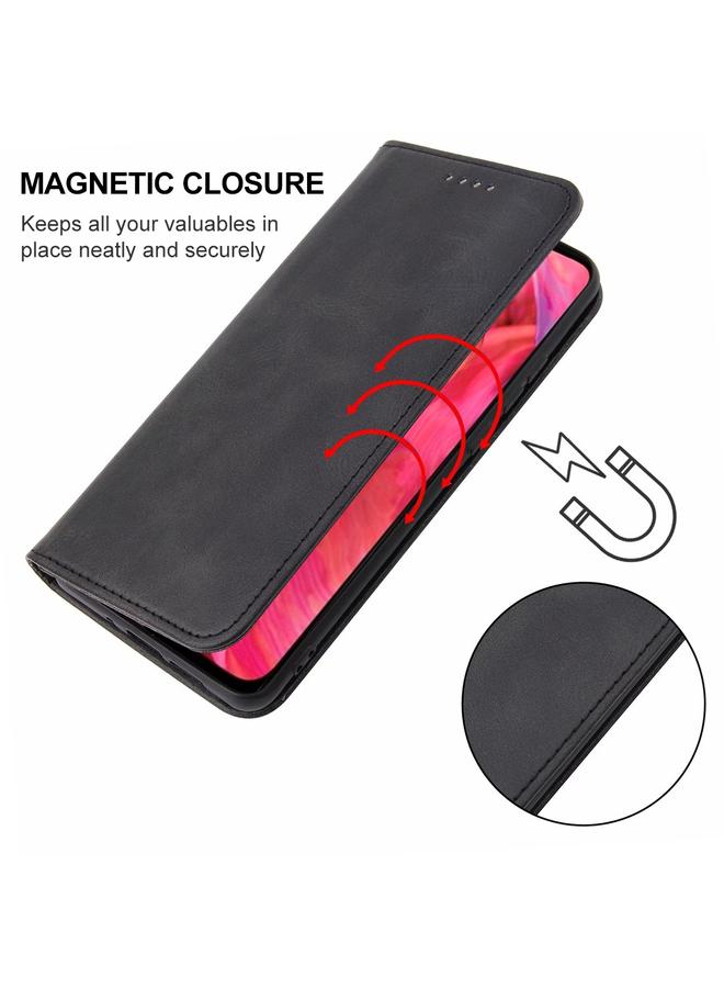 S-TOP Case For OPPO A74 5G Magnetic Closure Leather Phone Case - Image 5