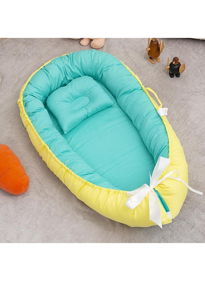 Y&D Portable Foldable Detachable Washable And Anti Pressure Baby Crib Bionic Detachable Baby Pillow Travel Baby Crib  - Image 1