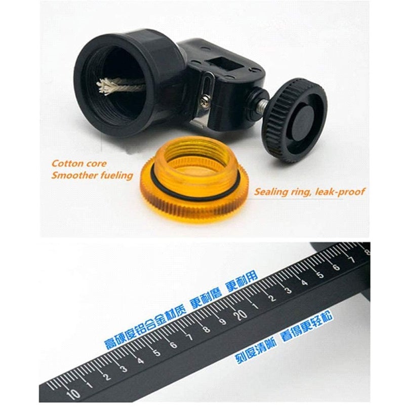 Flygon Glass Compass Gauge Cutter | Industrial Grade Glass Cutter | Sharp Wheel Blade Glass Cutting Tool | Glass Suction Cup Circle Cutter | Hand Tool & Accessories (Pack of 1,Multicolor) - Image 3