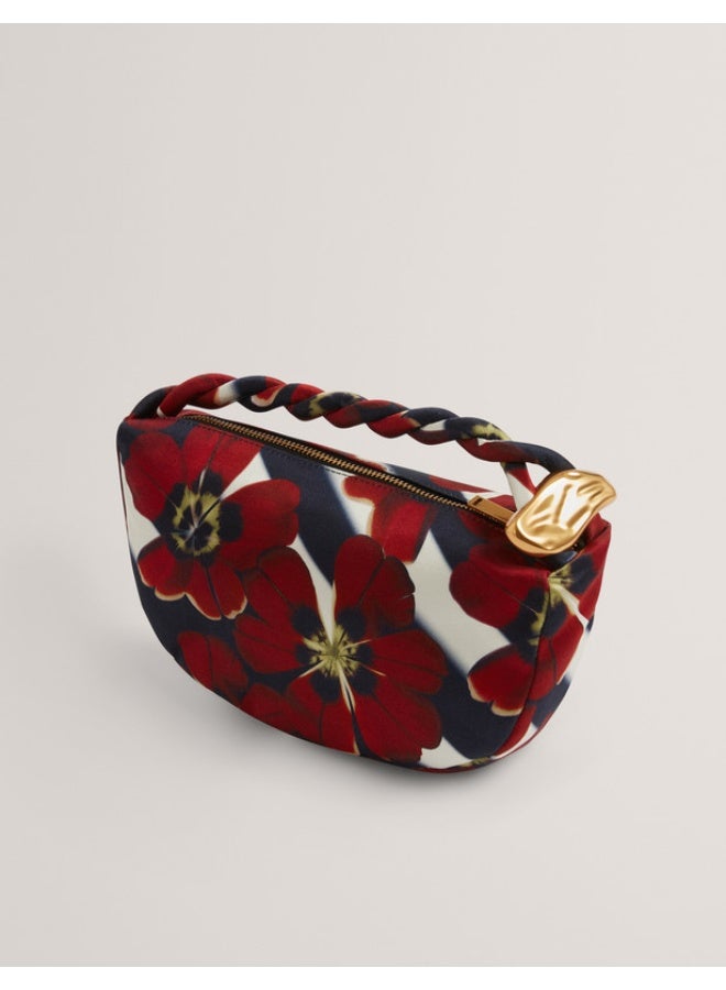 Ted Baker حقيبة هوبو مطبوعة بمواد ساتان مميزة - Image 4