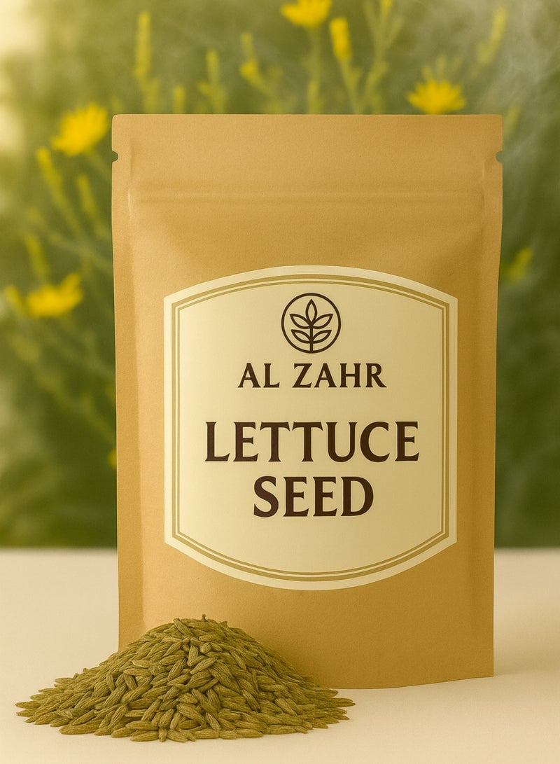 زهر بذور خس الزهر الخام النقية - جودة ممتازة | طبيعية 100%، فرز يدوي، معالجة بالشمس ومزروعة بشكل مستدام | غنية بالألياف والعناصر الغذائية، بذور عشبية مهدئة للعصائر - Image 2