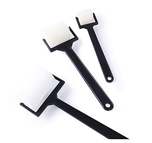 deziine DEZIINE 3Pcs White Sponge Paint Brushes Children Graffiti Roller Stamp Kids Painting Toy.  - Image 5