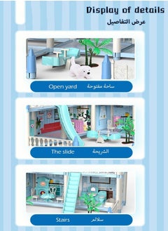 DollHouse Toys,Large Size Castle Doll House with Decorations,Accessories and Furniture,DIY Construction Building Blocks Toys,Gifts for Kids - pzsku/ZD8377244CD1C018F09FBZ/45/_/1692605429/5573fdbe-a053-4450-a6f1-26ce3d7e98bb