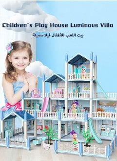 DollHouse Toys,Large Size Castle Doll House with Decorations,Accessories and Furniture,DIY Construction Building Blocks Toys,Gifts for Kids - pzsku/ZD8377244CD1C018F09FBZ/45/_/1692605430/4d5a7d5b-a496-4d2b-bad5-1019f12b0cb4