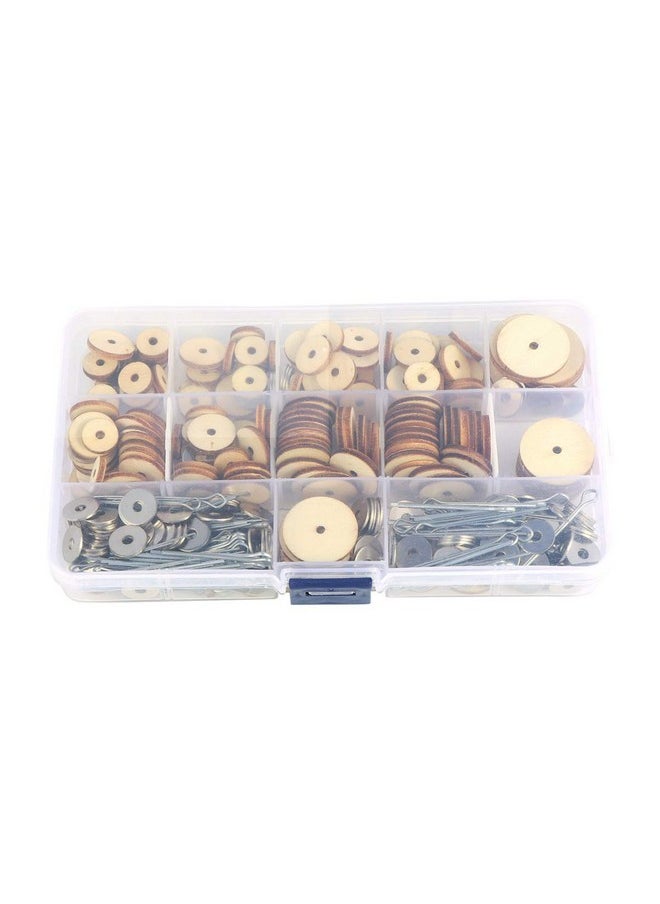 Healifty 1 Box Of Total 90 Sets Doll Joints Accessories For Bear Toys Making Diy Material Scrapbook Crafts Movable Joints Connectors  - Image 1