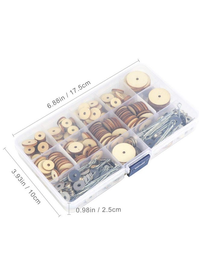 Healifty 1 Box Of Total 90 Sets Doll Joints Accessories For Bear Toys Making Diy Material Scrapbook Crafts Movable Joints Connectors  - Image 3