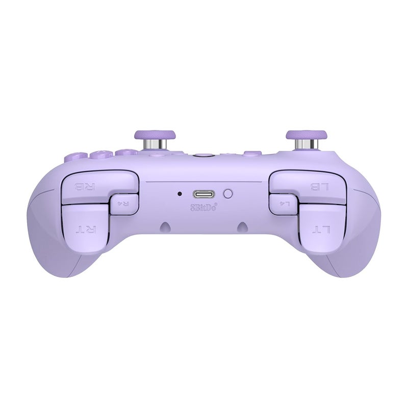 8Bitdo Ultimate 2C Wireless Controller for Windows PC and Android, with 1000Hz Polling Rate, Hall Effect Joysticks and Hall Triggers, and Remappable L4/R4 Bumpers (Purple) - Image 3