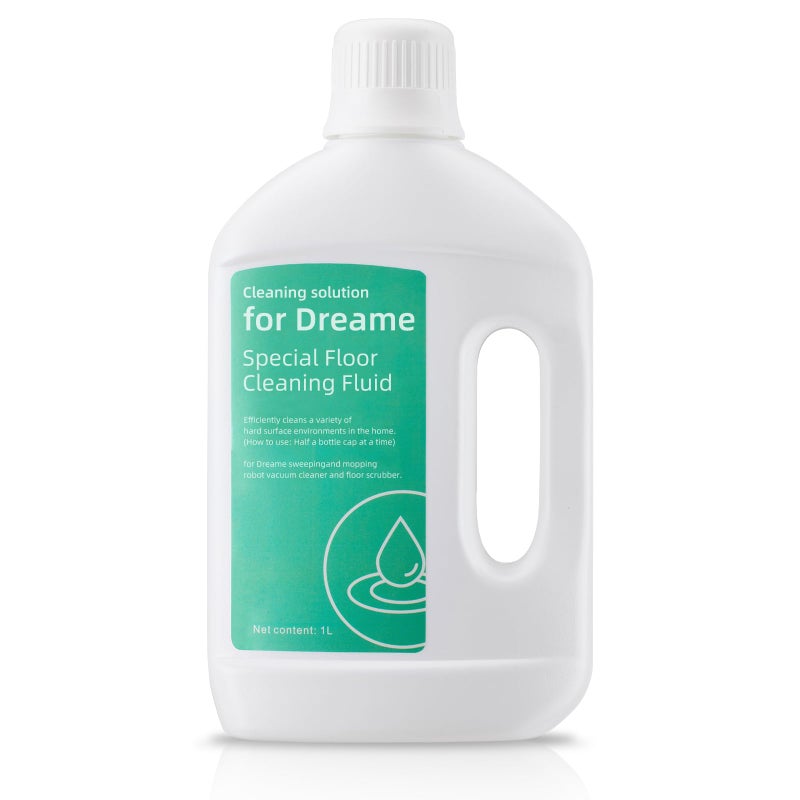 EOVWAEO 1000 ml Floor Cleaning Solution for Dreame L10 Ultra / L20 Ultra / L30 Ultra / L40 Ultra / L50 Ultra / X50 Ultra / X40 Ultra /X40 Master /X30 Ultra Series Vacuum Robot, Vacuum Cleaner Detergent Refill - Image 1
