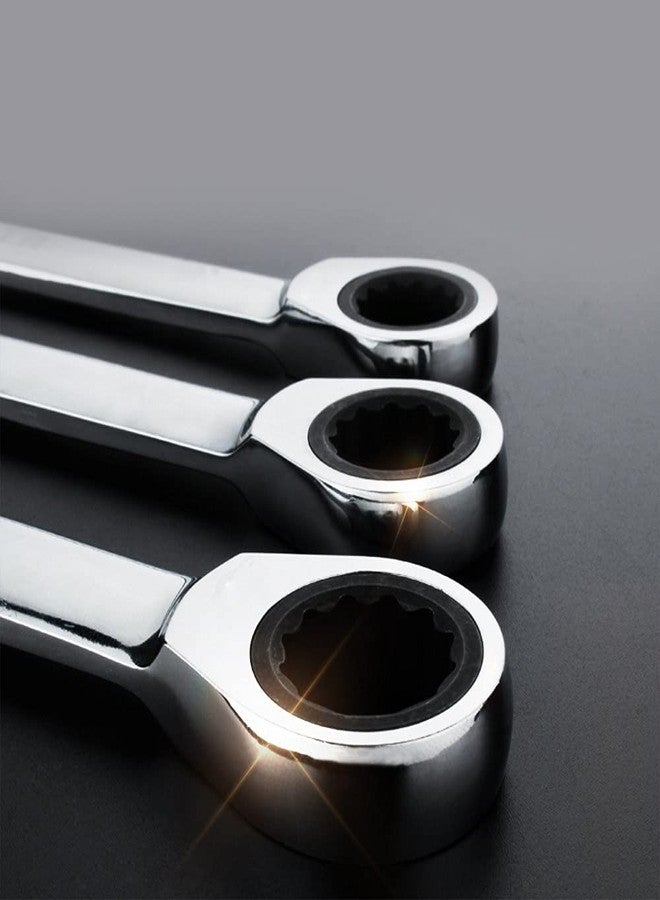 FLZOSPER 5.5mm Metric Ratchet Wrench,Box End Head 72-Tooth Ratcheting Combination Wrench Spanner - Image 3